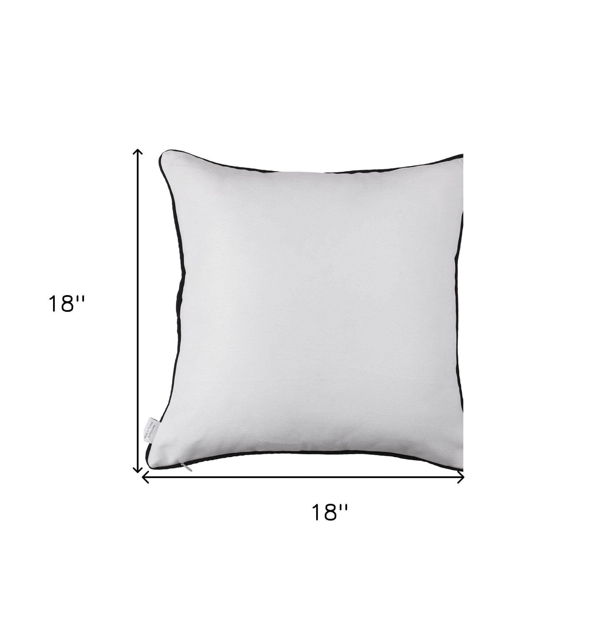 Square Abstract Geo Decorative Throw Pillow Cover