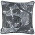 17"X 17" Grey Jacquard Leaf Decorative Throw Pillow Cover