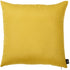 Set Of Two Yellow Brushed Twill Decorative Throw Pillow Covers