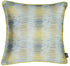 Yellow And Gray Blurred Lines Decorative Throw Pillow Cover