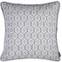 Grey Jacquard Circle Decorative Throw Pillow Cover