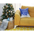 18" Blue Christmas Merry Bright Throw Pillow Cover