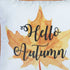 18"X 18" Thanksgiving Leaf Quote Decorative Throw Pillow Cover