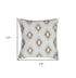 Neutral Browns Ikat Decorative Throw Pillow Cover