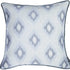 17"X 17" Grey Jacquard Chic Decorative Throw Pillow Cover