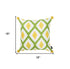 Lemon And Lime Geo Decorative Throw Pillow Cover