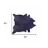 5" X 7" Navy Modern Cowhide Contemporary  Area Rugs