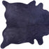 5" X 7" Navy Modern Cowhide Contemporary  Area Rugs