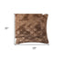 20" X 20" X 5" Acrylic Plush Polyester Polyfill Brown 2 Pack Pillow