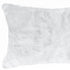 5" X 12" X 20" 100% Natural Rabbit Fur White Pillow