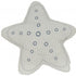 White With Blue Three Dimensional Star Shaped Pillow