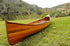 35.5" X 216" X 27" Wooden Canoe