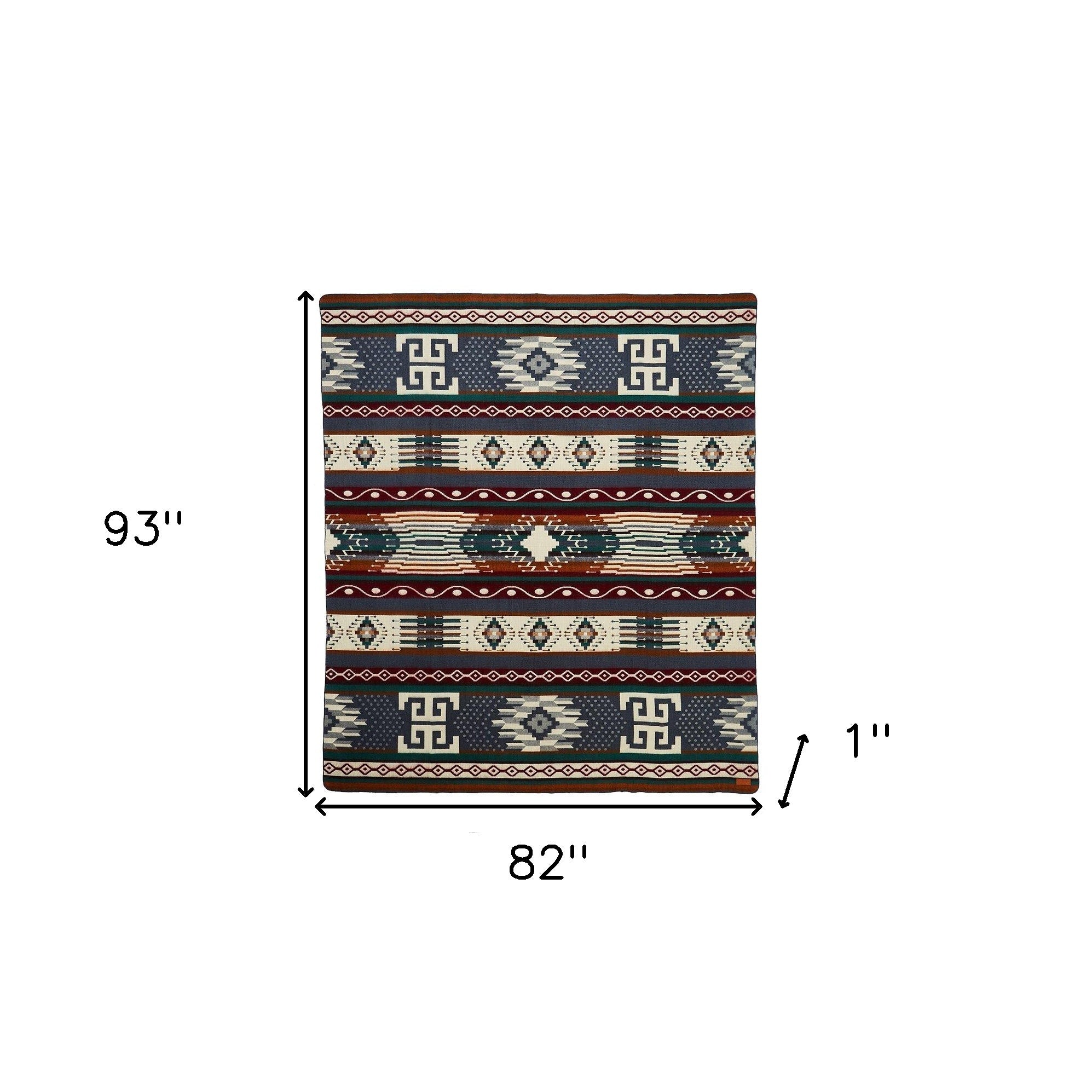 Ultra Soft Southwestern Dot Handmade Woven Blanket