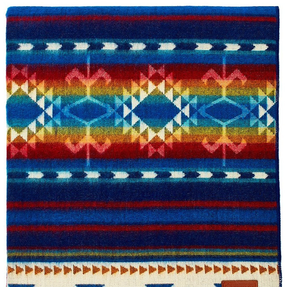 Ultra Soft Southwestern Rainbow Handmade Woven Blanket