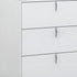 62" X 19" X 30" White  Dresser