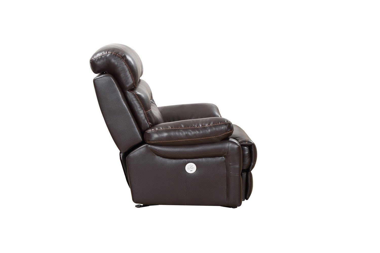 43" X 40" X 41" Brown  Power Reclining Chair