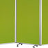 318" X 1" X 71" Green, Metal, 9 Panel, Screen