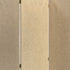 Brown Upholstered 3 Panel Room Divider Screen