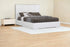 Contemporary White Queen Platform Bed