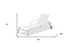 Set Of 2 White Modern Aluminum Chaise Lounges