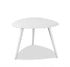 16" White Aluminum End Table