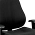 Charcoal and Black Adjustable Swivel Fabric Rolling Office Chair