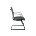 Black Faux Leather Office Chair