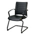 Black Faux Leather Office Chair