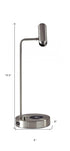 17" Brass Metal LED Desk Lamp With USB And Wireless Charging