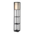 72" H Sleek Column Style Floor Lamp With Storage