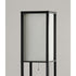 72" H Sleek Column Style Floor Lamp With Storage