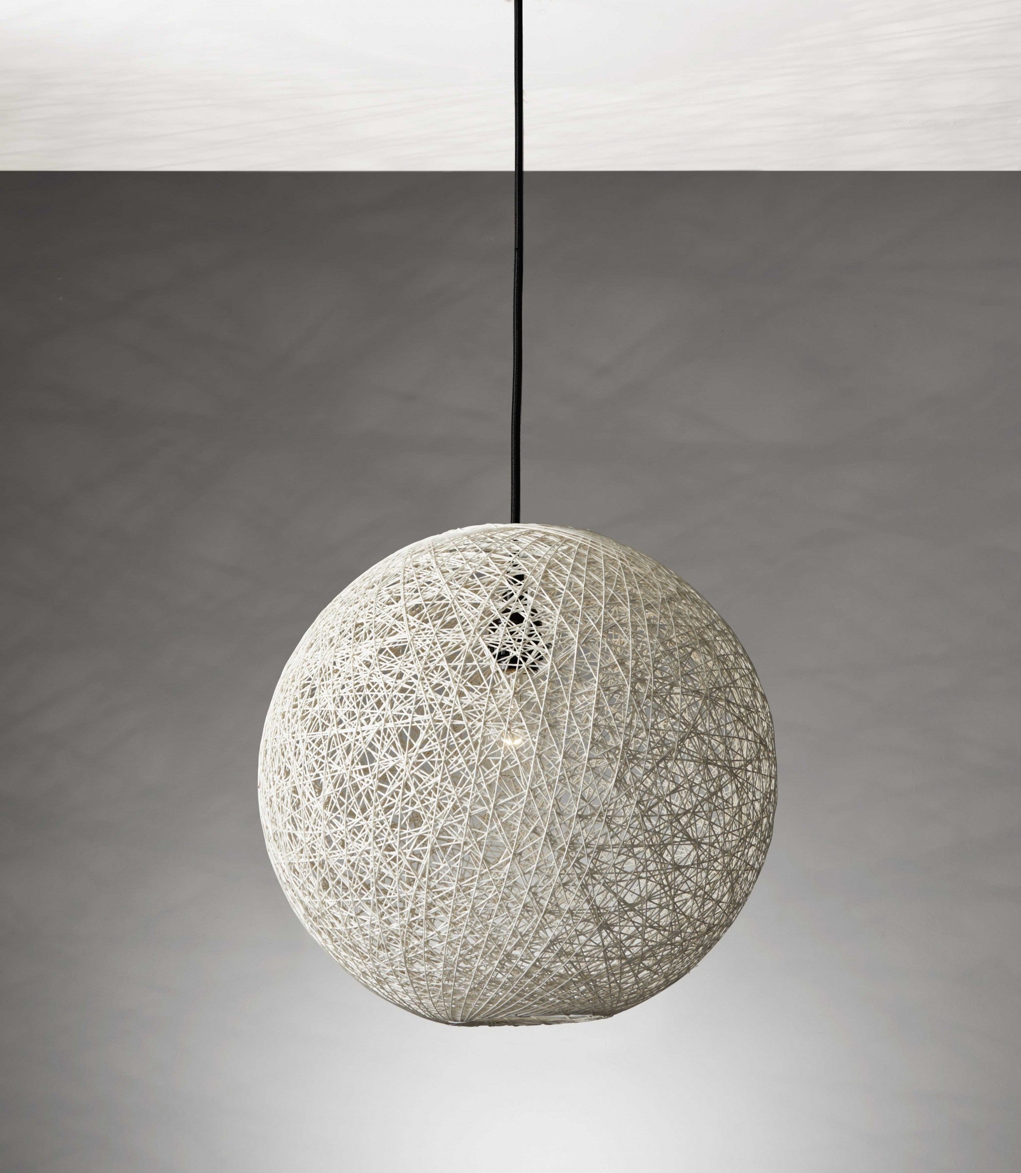 Groovy Rattan String Shade Large Pendant Light