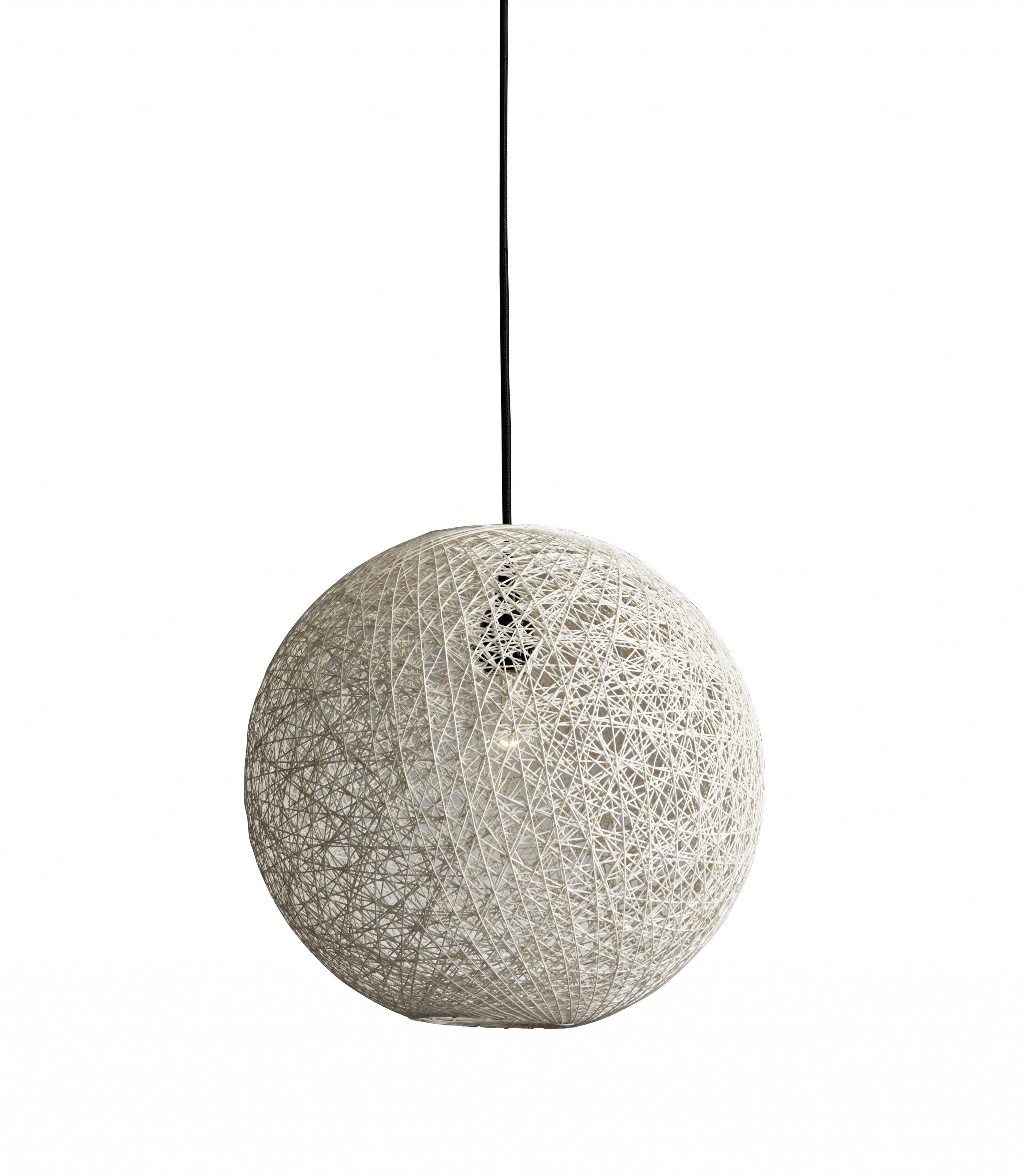 Groovy Rattan String Shade Large Pendant Light