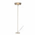 16" X 16" X 71" Brushed Steel Metal 300W Torchiere