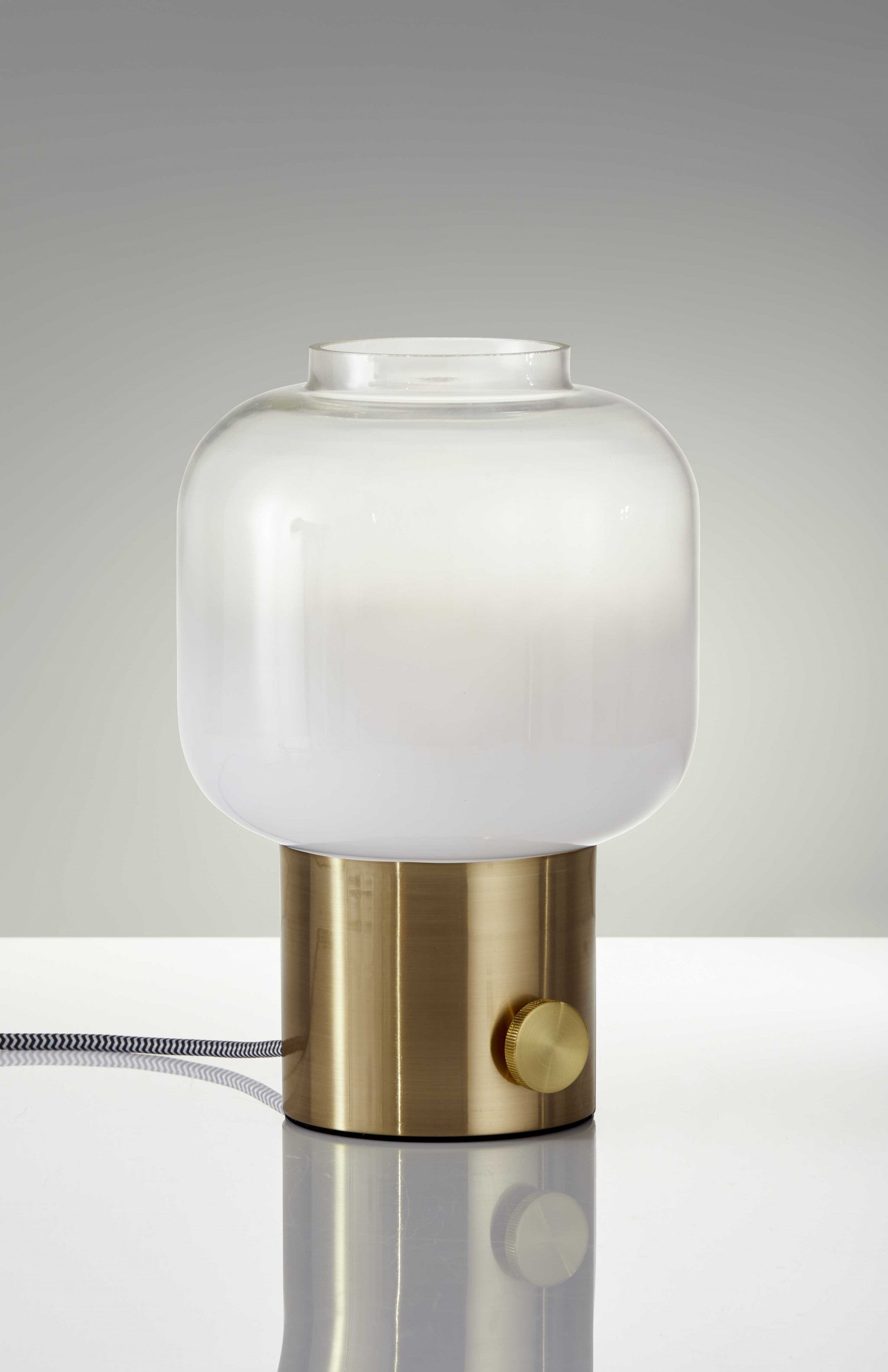 Mod Pod Brass Glass Table Lamp