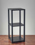 28" H Basic Black Book Case End Table