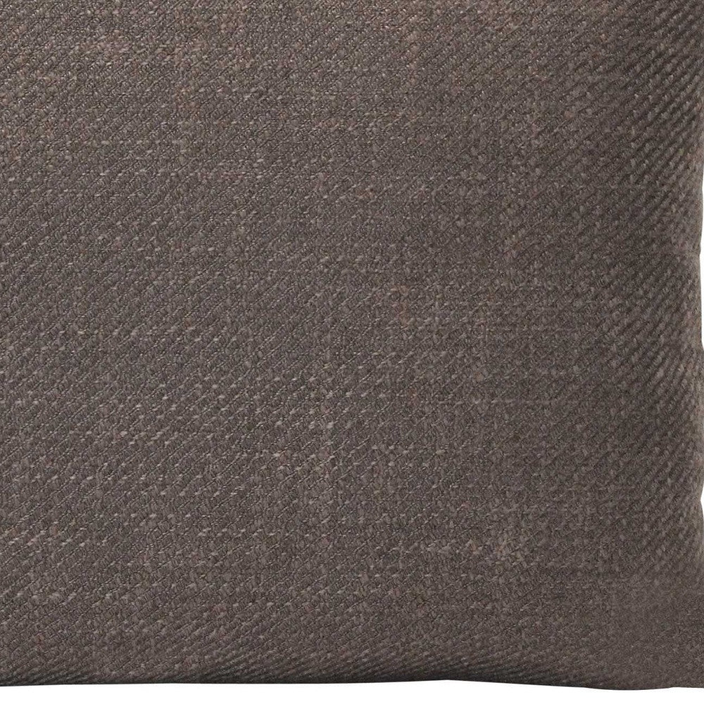 Mocha Tweed 18 Square Pillow