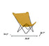 Modern Indoor Outdoor Red Xl Folding Lounge Chair