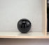 4" Black Aluminum Decorative Orb Tabletop Sculpture
