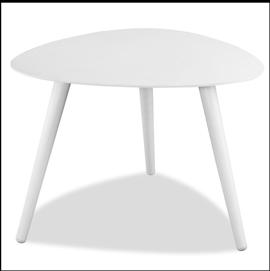 14 X 19 X 17 Powder Coated Aluminum Small Side Table