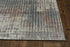 7' Round Ivory Or Blue Geometric Lodge Pattern Indoor Area Rug