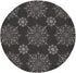 2' X 3' Charcoal Polypropylene Accent Rug