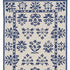 2'X3' Sand Blue Hand Hooked Uv Treated Floral Traditional Indoor Outdoor Accent Rug