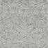 8' Grey Hand Tufted Space Dyed Floral Ogee Indoor Runner Rug