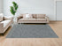 2' X 8' Denim Geometric Tiles Wool Runner Rug