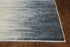 3' X 5'  Ivory Blue Gradient Area Rug