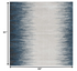 3' X 5'  Ivory Blue Gradient Area Rug