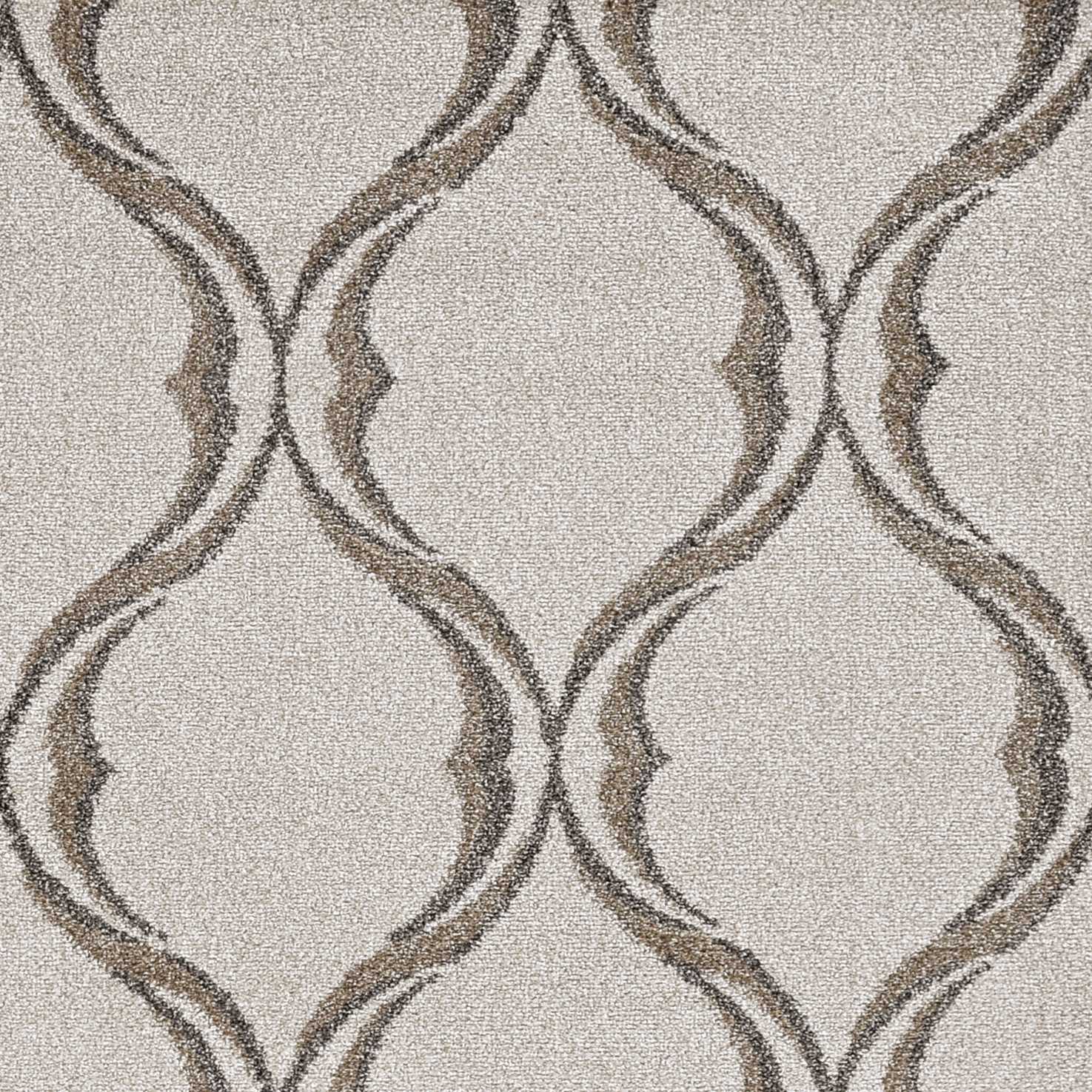 2' X 3' Sand Wavy Line Pattern Accent Rug