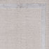 3'X5' Ivory Silver Machine Woven Bordered Indoor Area Rug