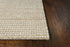 5'X7' Ivory Hand Woven Jute And Wool Indoor Area Rug